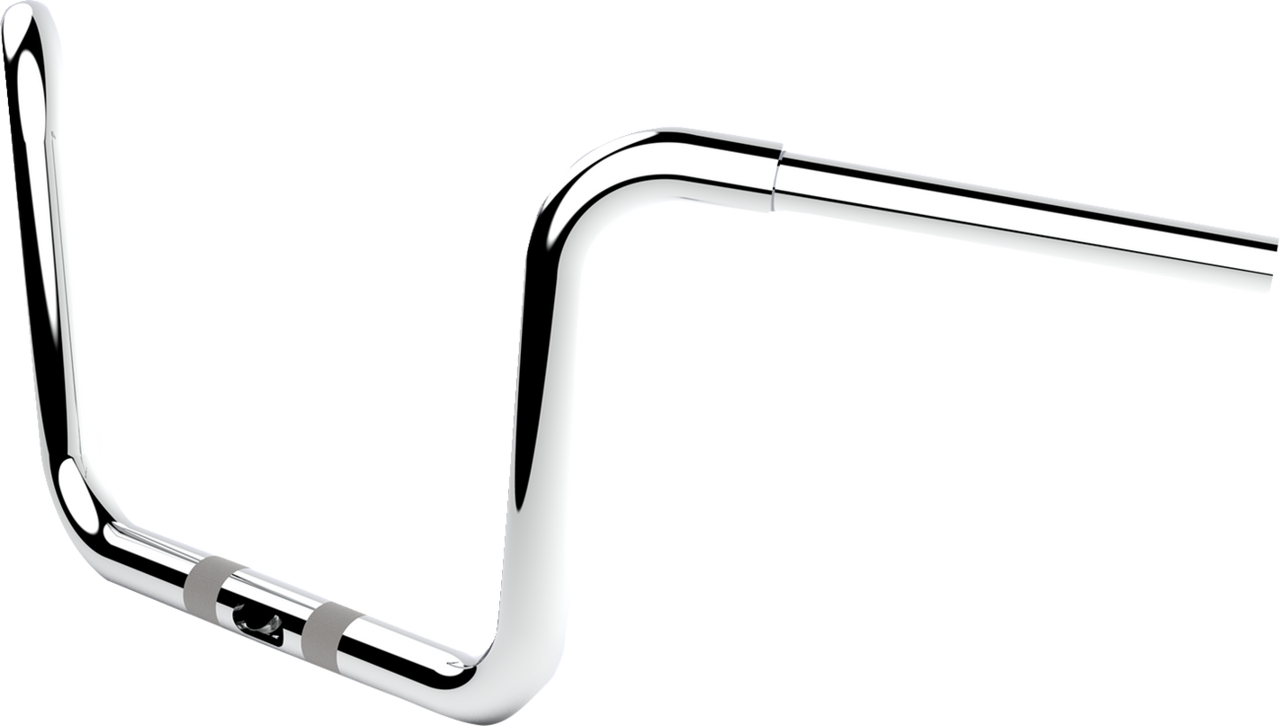 Handlebar - Twin Round - 10" - Chrome - Lutzka's Garage