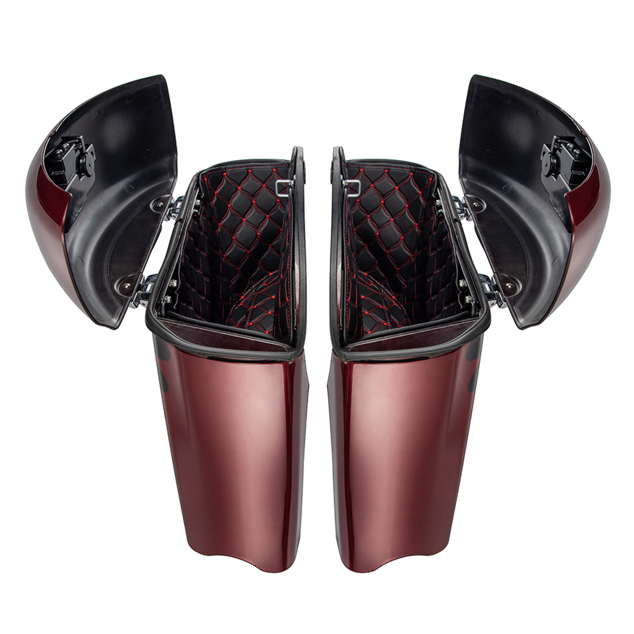 Advanblack Saddlebag Liner Custom Stitching Liner Kit Fit for 2015-2020 Indian Saddlebag Bottom