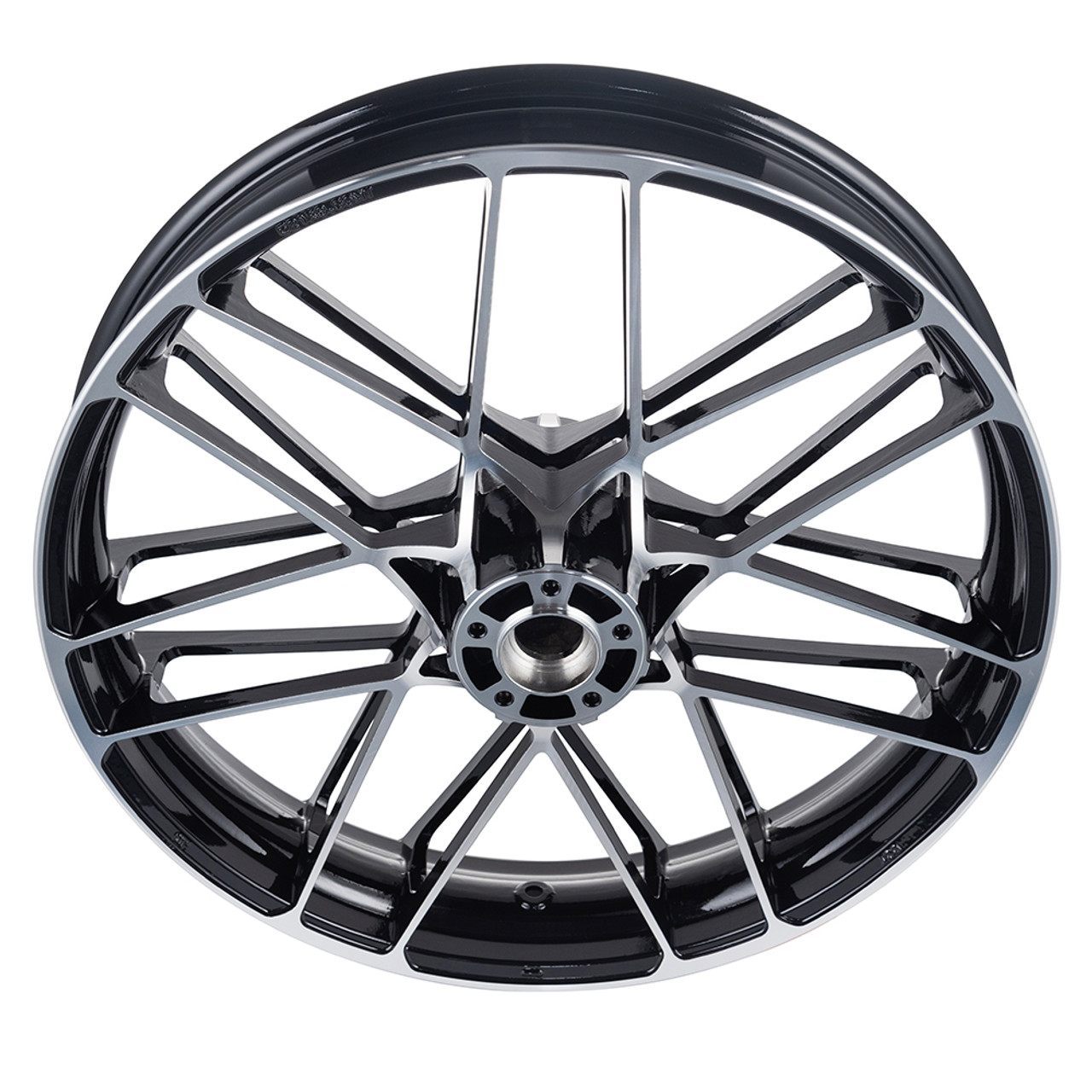 Black CNC Contrast 21inch Front Wheel