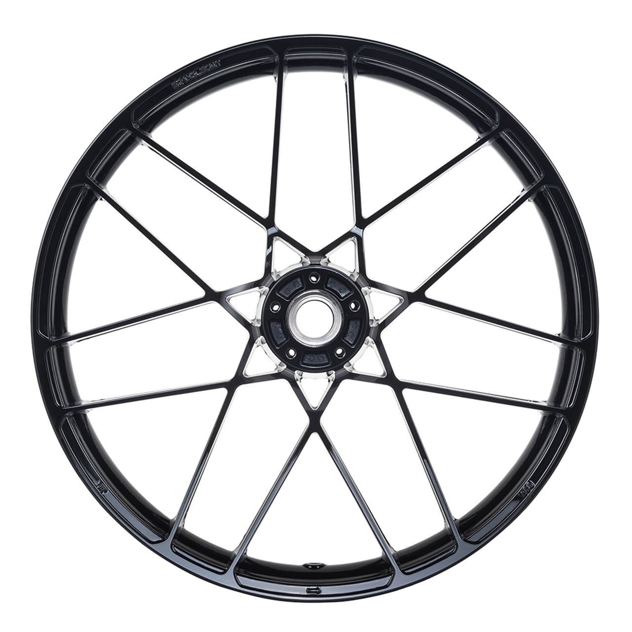 Black CNC Contrast 21inch Front Wheel