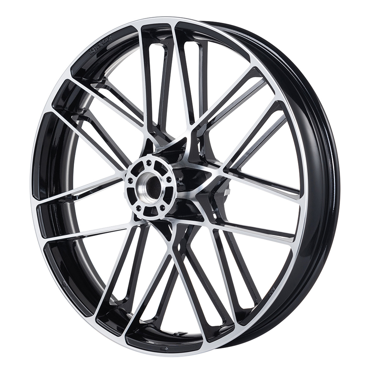 Black CNC Contrast 21inch Front Wheel