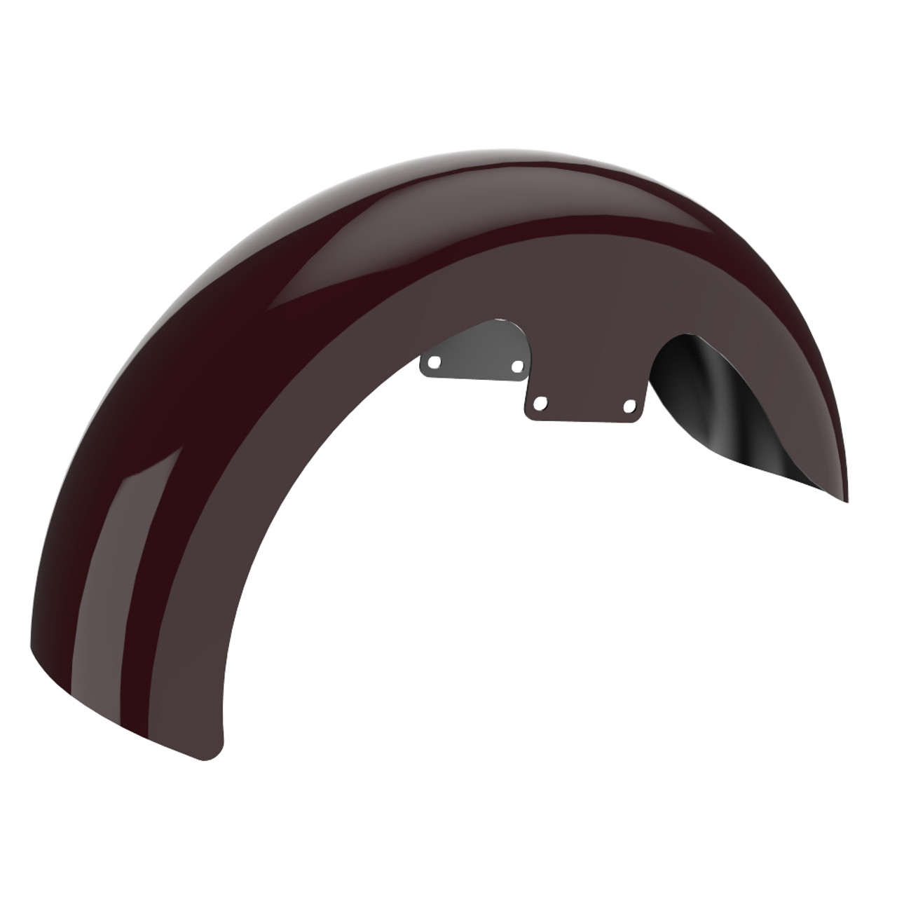 Advanblack Billiard Burgundy 19" Reveal Wrapper Hugger Front Fender For ''86-''21 Harley Touring Models