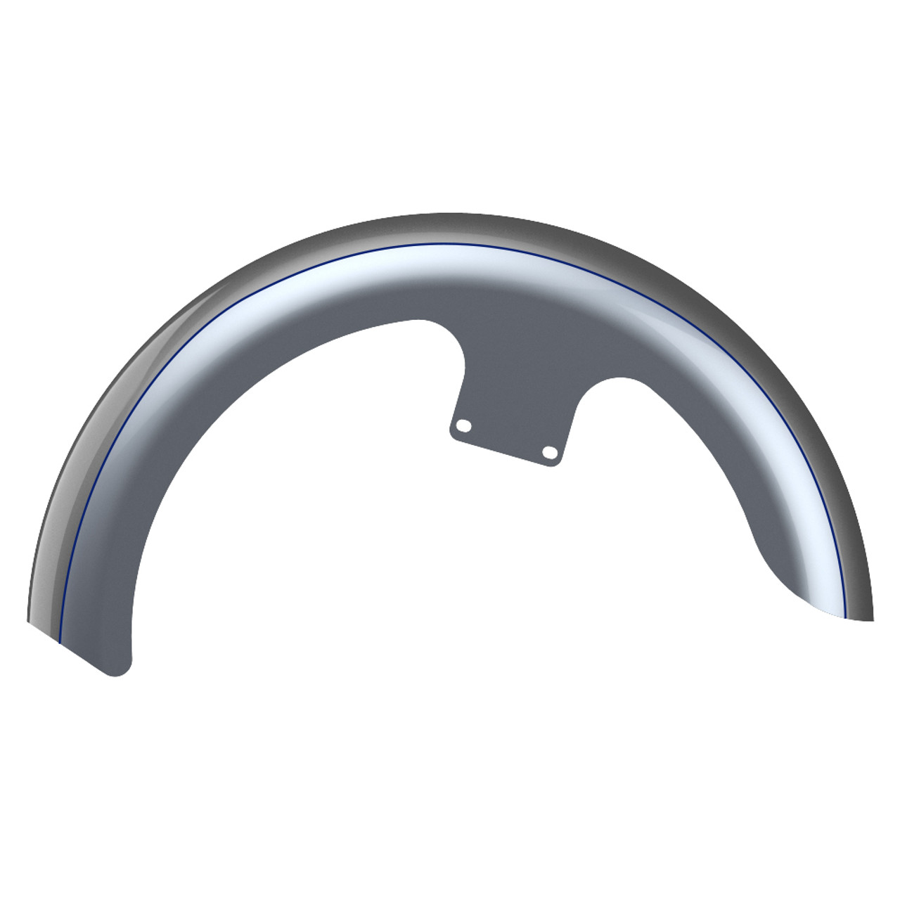 Charcoal Pearl and Brilliant Silver 19" REVEAL WRAPPER HUGGER FRONT FENDER FOR '09-'23 HARLEY TOURING