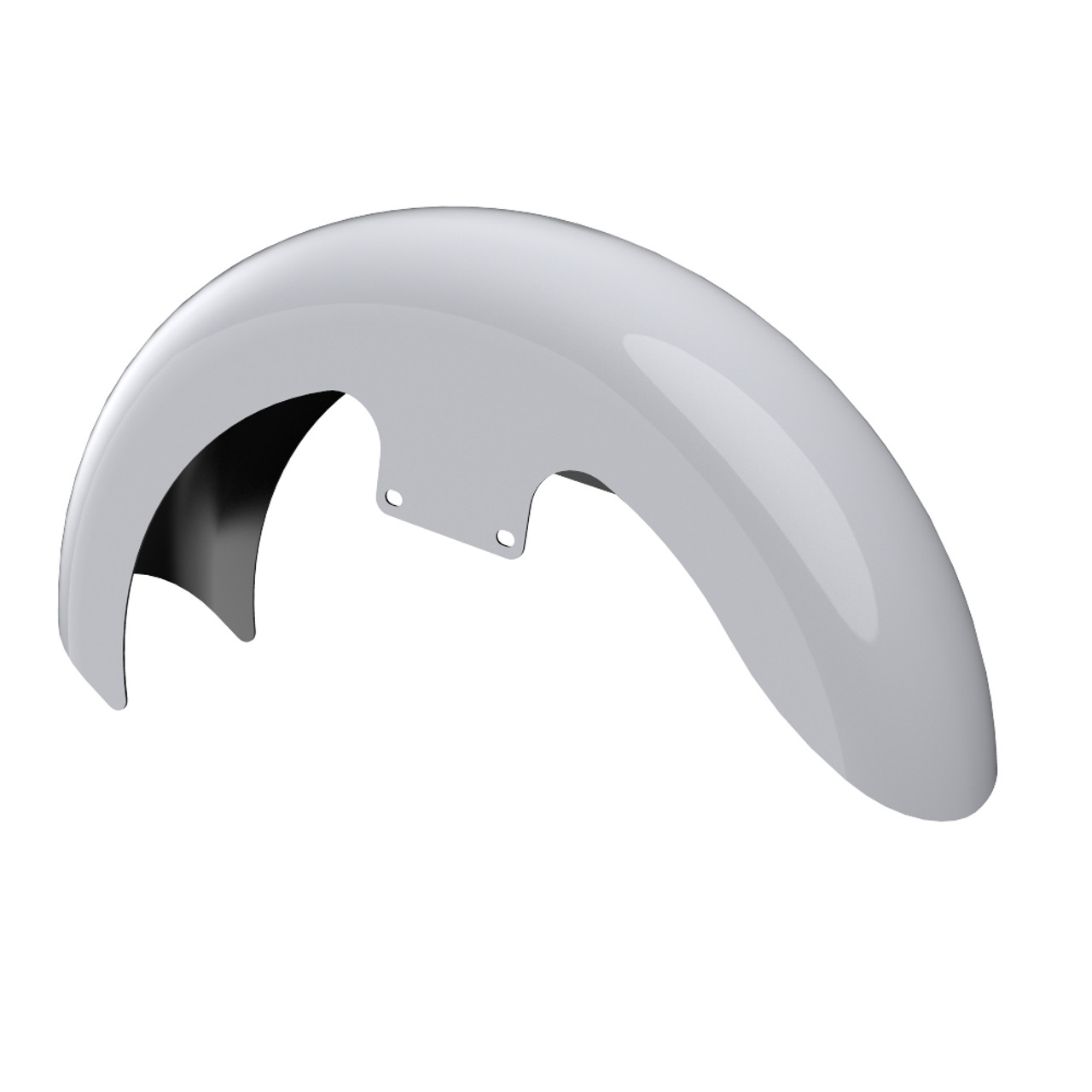 Advanblack Color-Matched 19" Reveal Wrapper Hugger Front Fender For ''86-''21 Harley Touring Models -Great White Pearl