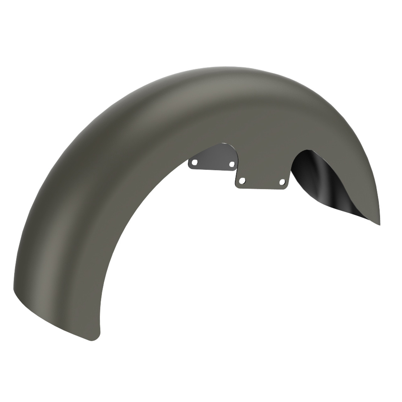 Advanblack Color-Matched 19" Reveal Wrapper Hugger Front Fender For ''86-''21 Harley Touring Models -Industrial Gray Denim