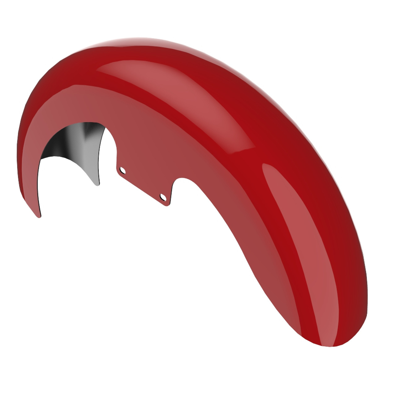Advanblack Redline Red 19" Reveal Wrapper Hugger Front Fender For ''86-''21 Harley Touring Models