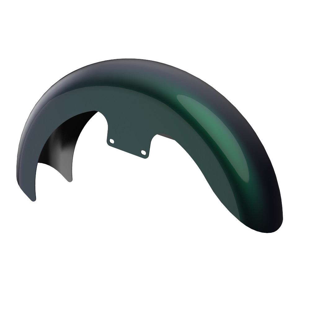 Advanblack Snake Venom 19" Reveal Wrapper Hugger Front Fender For ''86-''21 Harley Touring Models