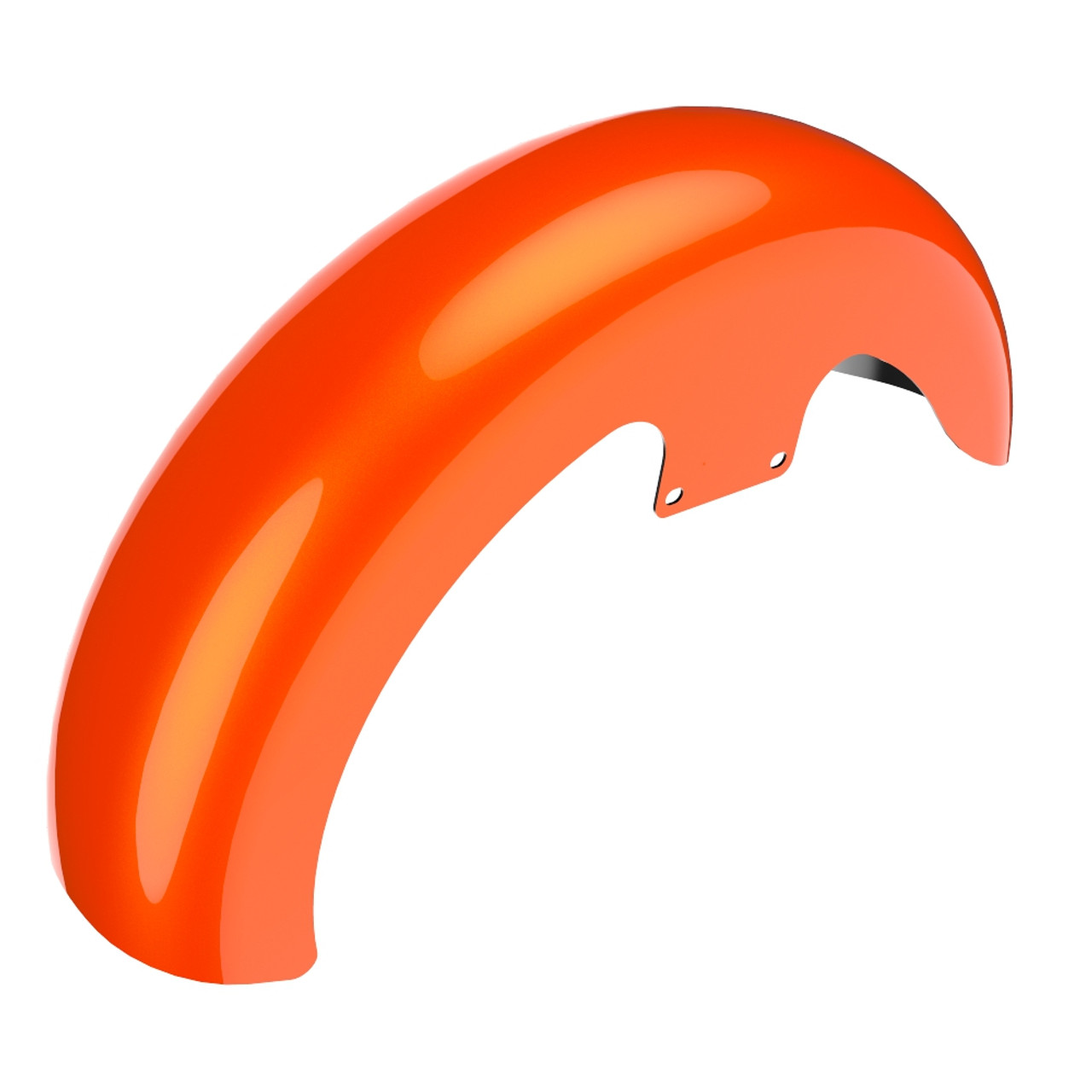 Wicked Orange Pearl 19" Reveal Wrapper Hugger Front Fender For ''86-''21 Harley Touring Models
