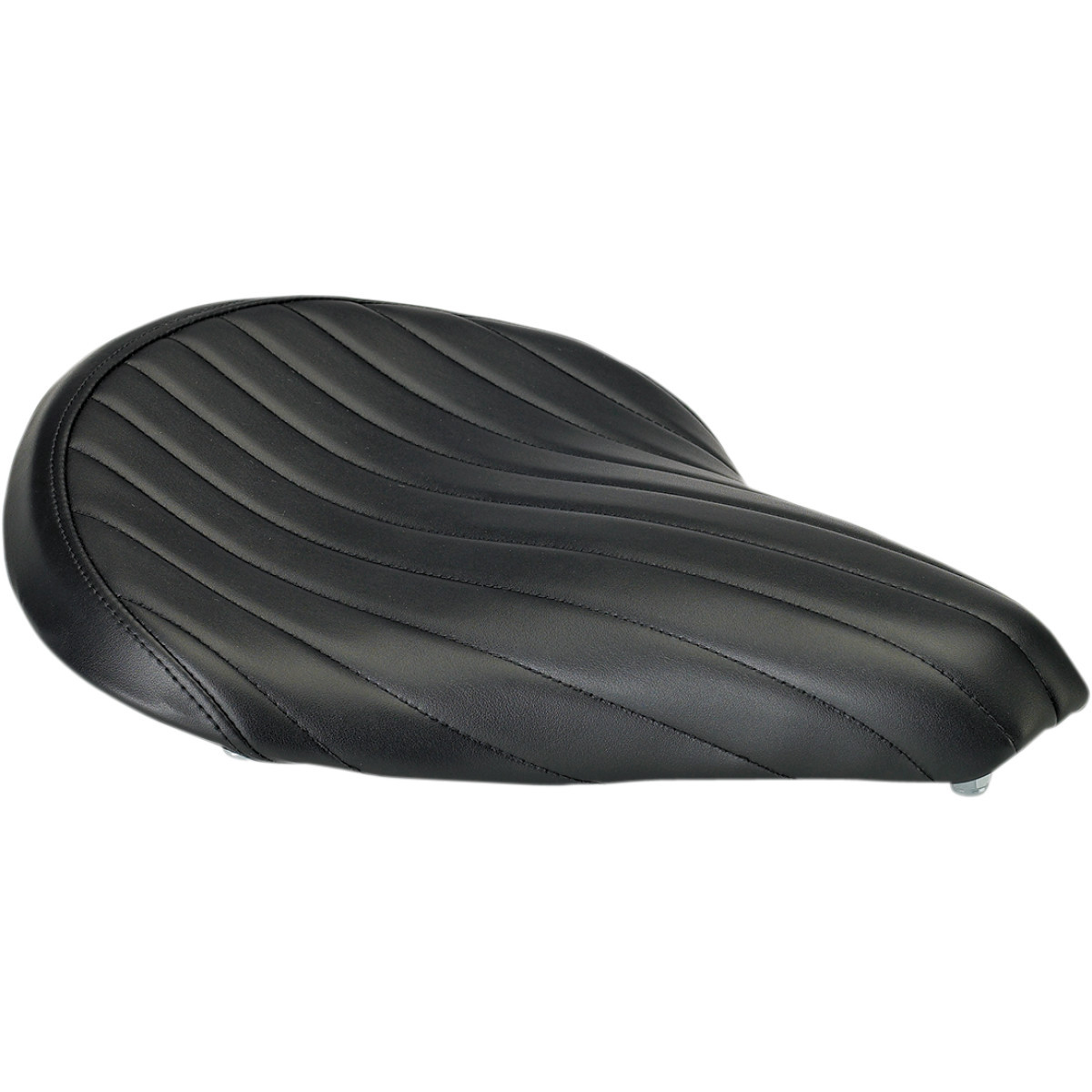 Biltwell #4001-105 - Solo Seat - Black - Tuck-'n'-Roll - Black