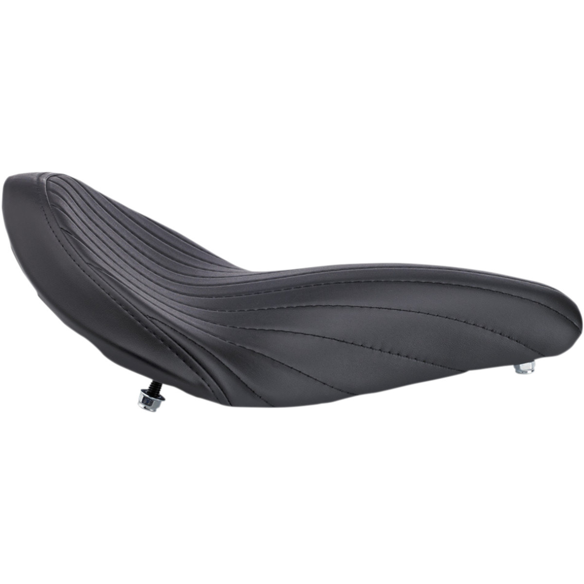 Biltwell #4004-105 - Solo 2 Seat - Black - Tuck and Roll