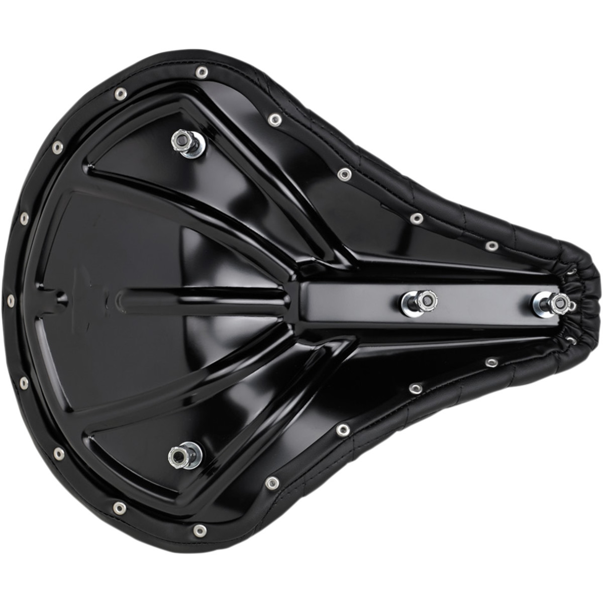 Biltwell #4004-105 - Solo 2 Seat - Black - Tuck and Roll
