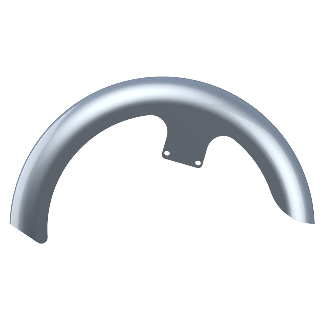 Advanblack Baracuda Silver 21" Reveal Wrapper Hugger Front Fender For ''86-''21 Harley Touring Models