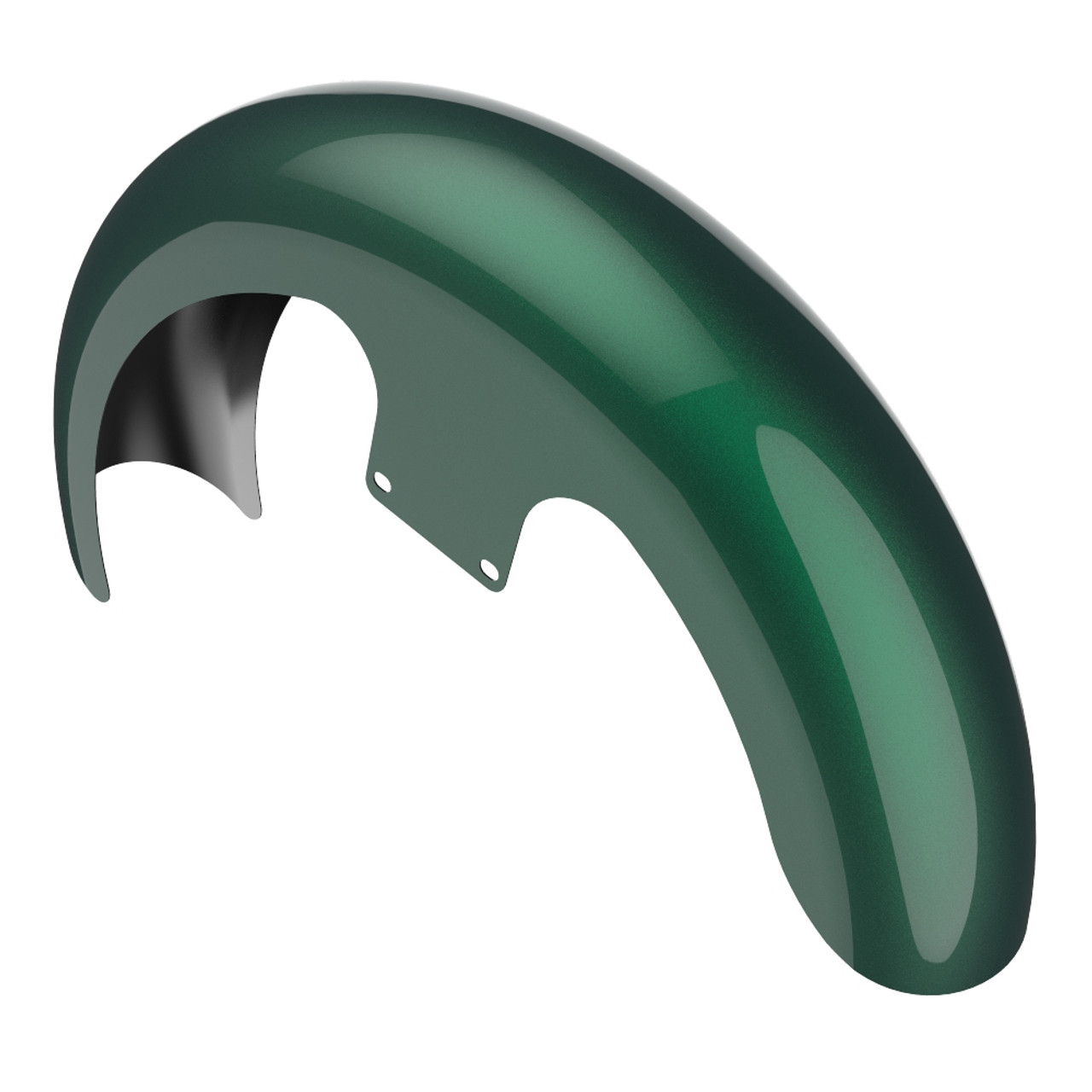 Advanblack Deep Jade Pearl 21" Reveal Wrapper Hugger Front Fender For ''86-''21 Harley Touring Models