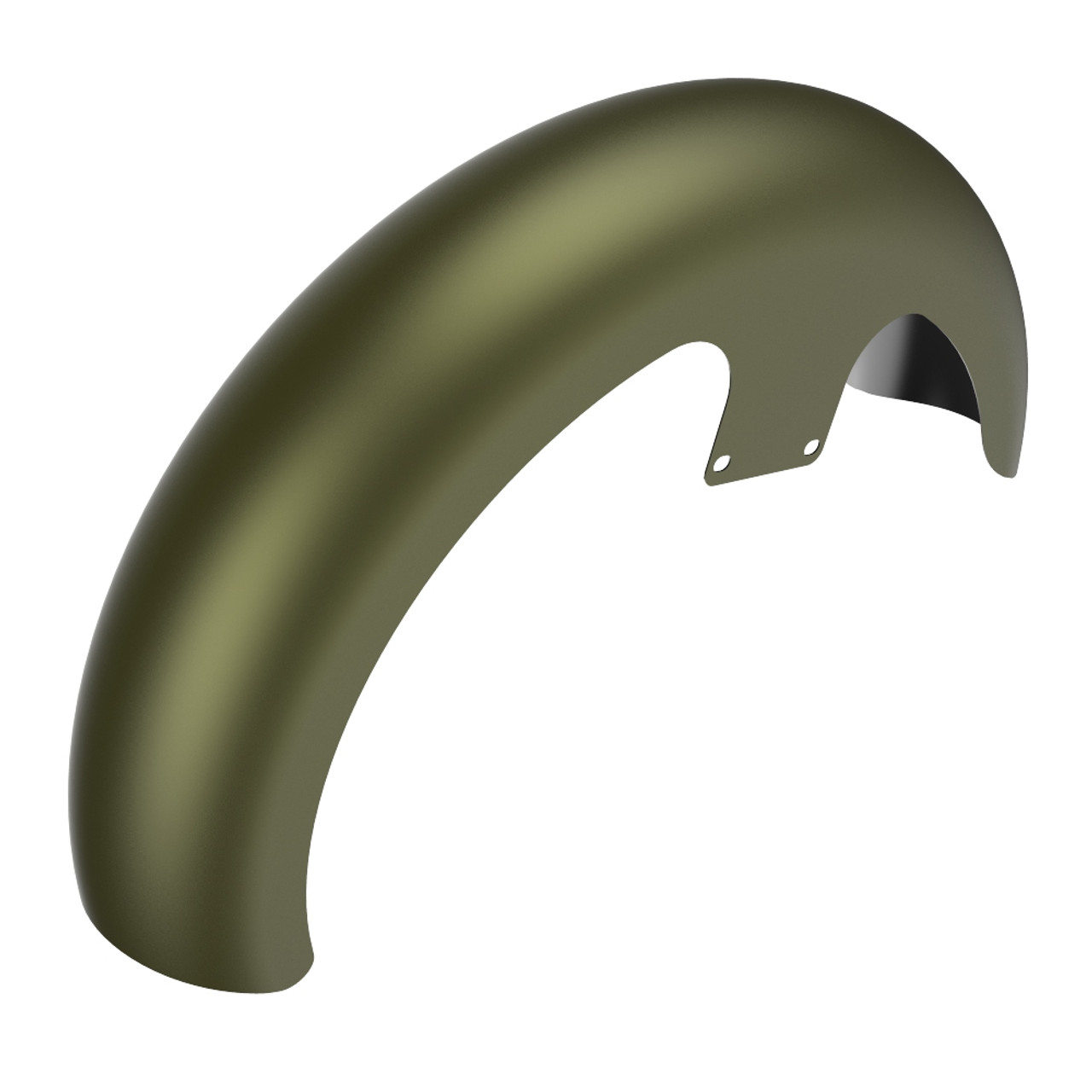 Advanblack Mineral Green Denim 21" Reveal Wrapper Hugger Front Fender For ''86-''21 Harley Touring Models