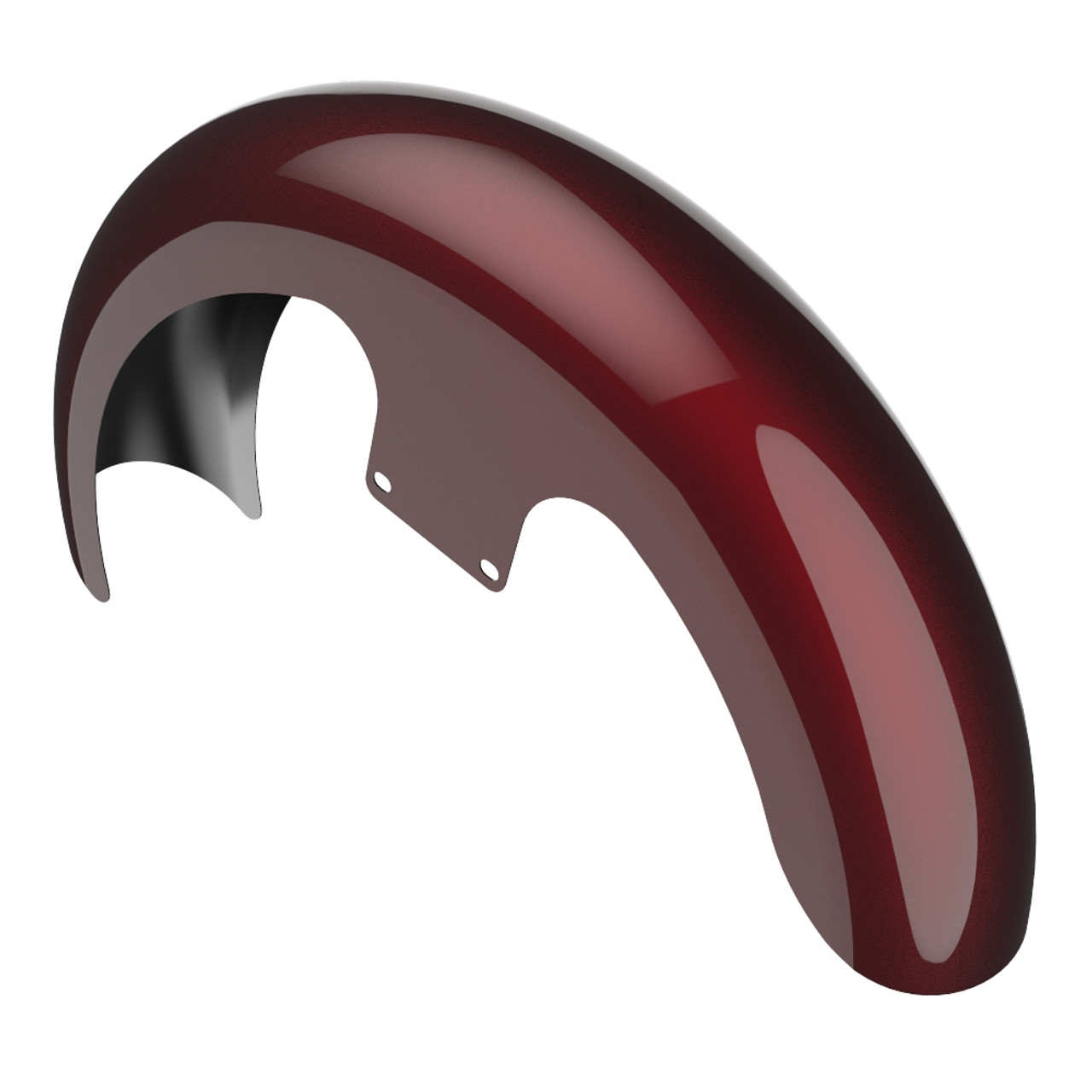 Advanblack  Mysterious Red Sunglo 21" Reveal Wrapper Hugger Front Fender For ''86-''21 Harley Touring Models