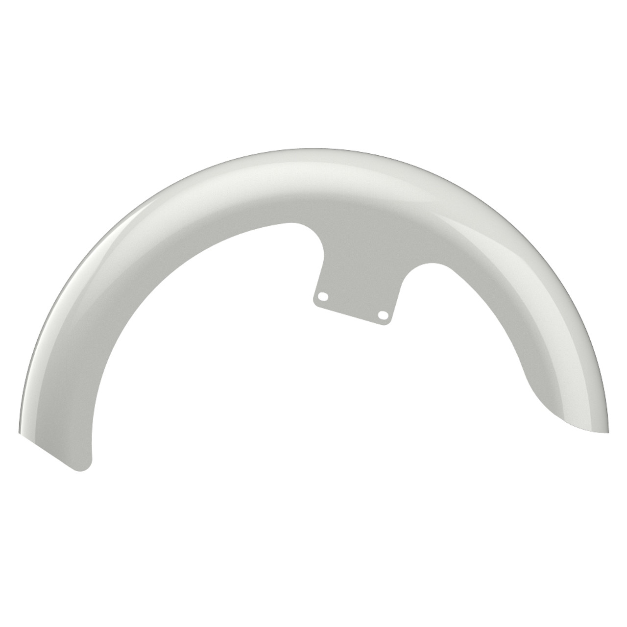 Advanblack Stone Washed White Pearl 21" Reveal Wrapper Hugger Front Fender For ''86-''21 Harley Touring Models