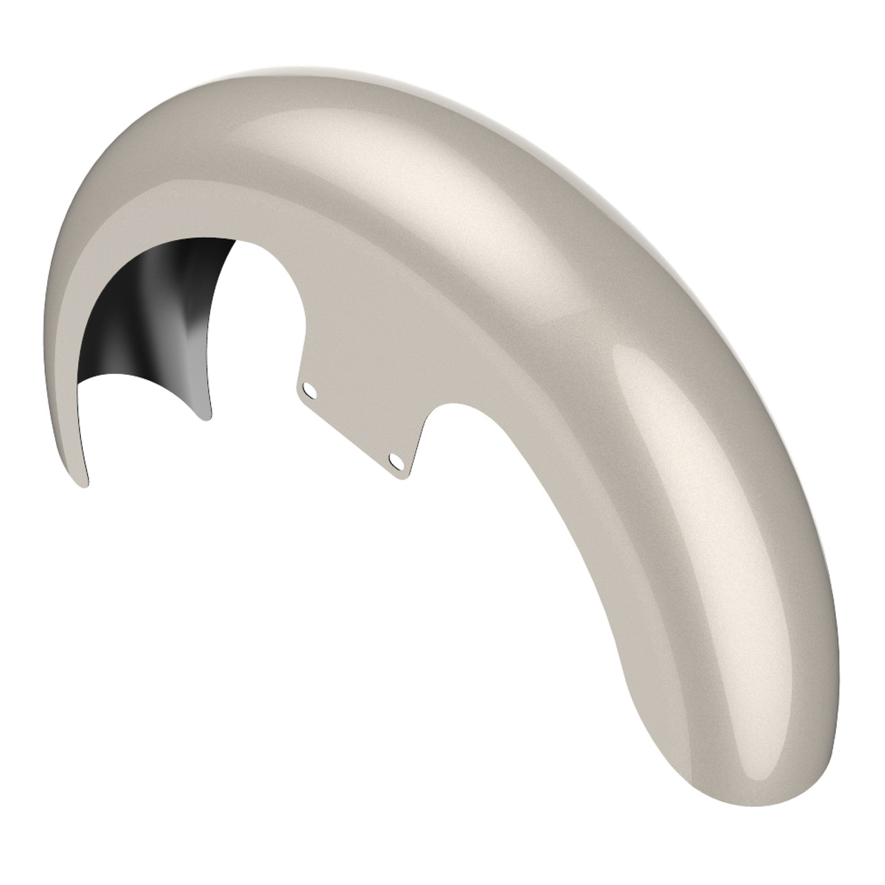 Advanblack White Sand Pearl 21" Reveal Wrapper Hugger Front Fender For ''86-''21 Harley Touring Models