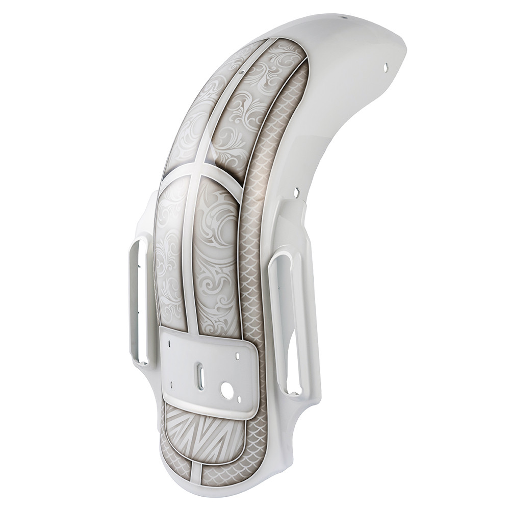 EL SUENO SERIES Airbrushed Dominator Stretched Rear Fender For 2014+ Harley Davidson Touring Models