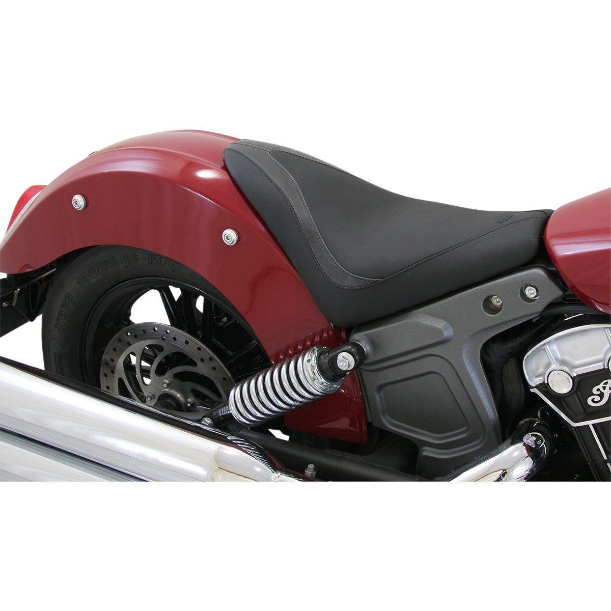 Mustang #75368 - Runaround Solo Seat - Black - Scout '15-'24
