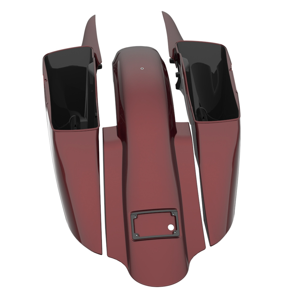 Mysterious Red Sunglo Bagger Boss Down and Out Bagger Kit