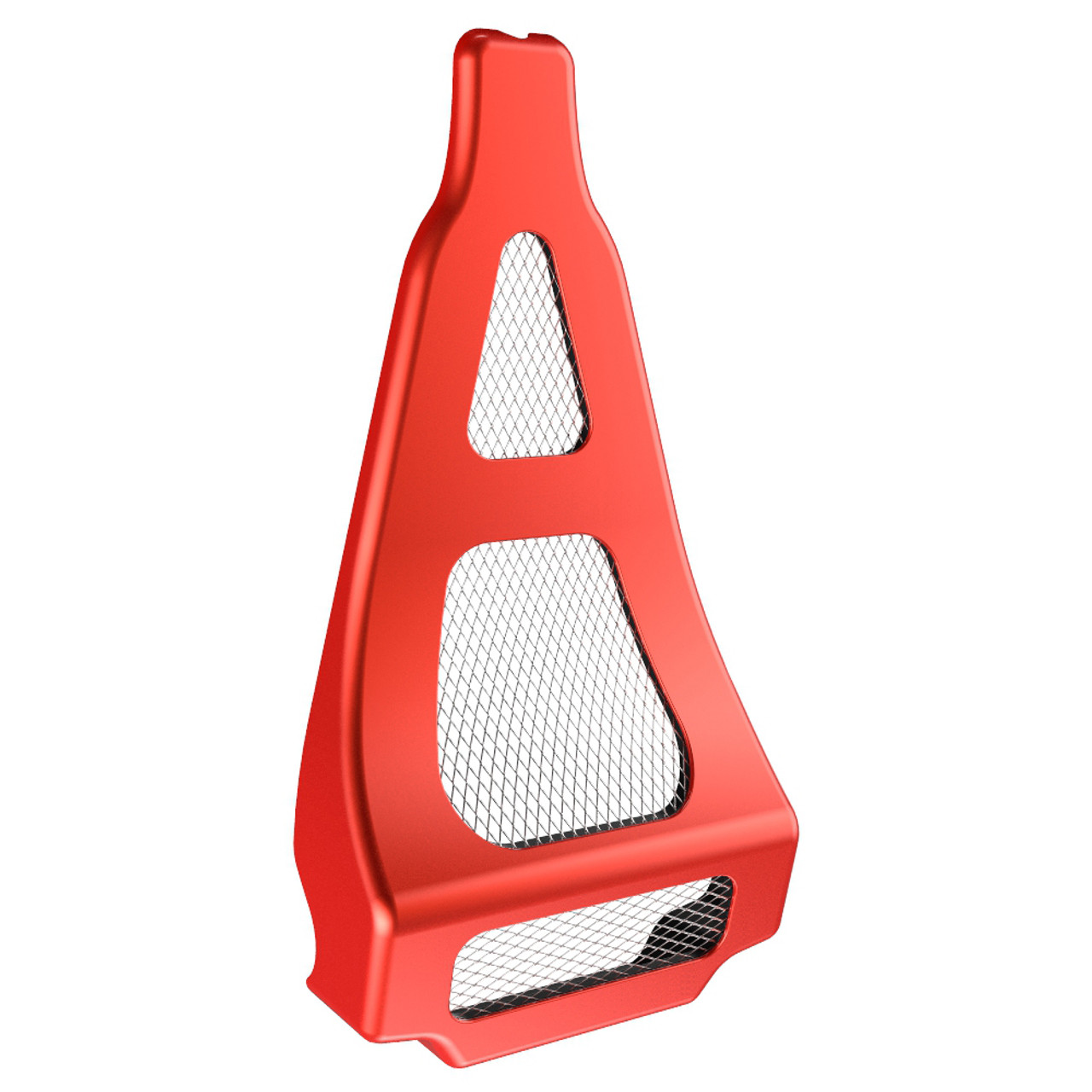 Advanblack Candy Orange ABS  Chin Spoiler for 2009-2013 Air-Cooled Harley Davidson Touring