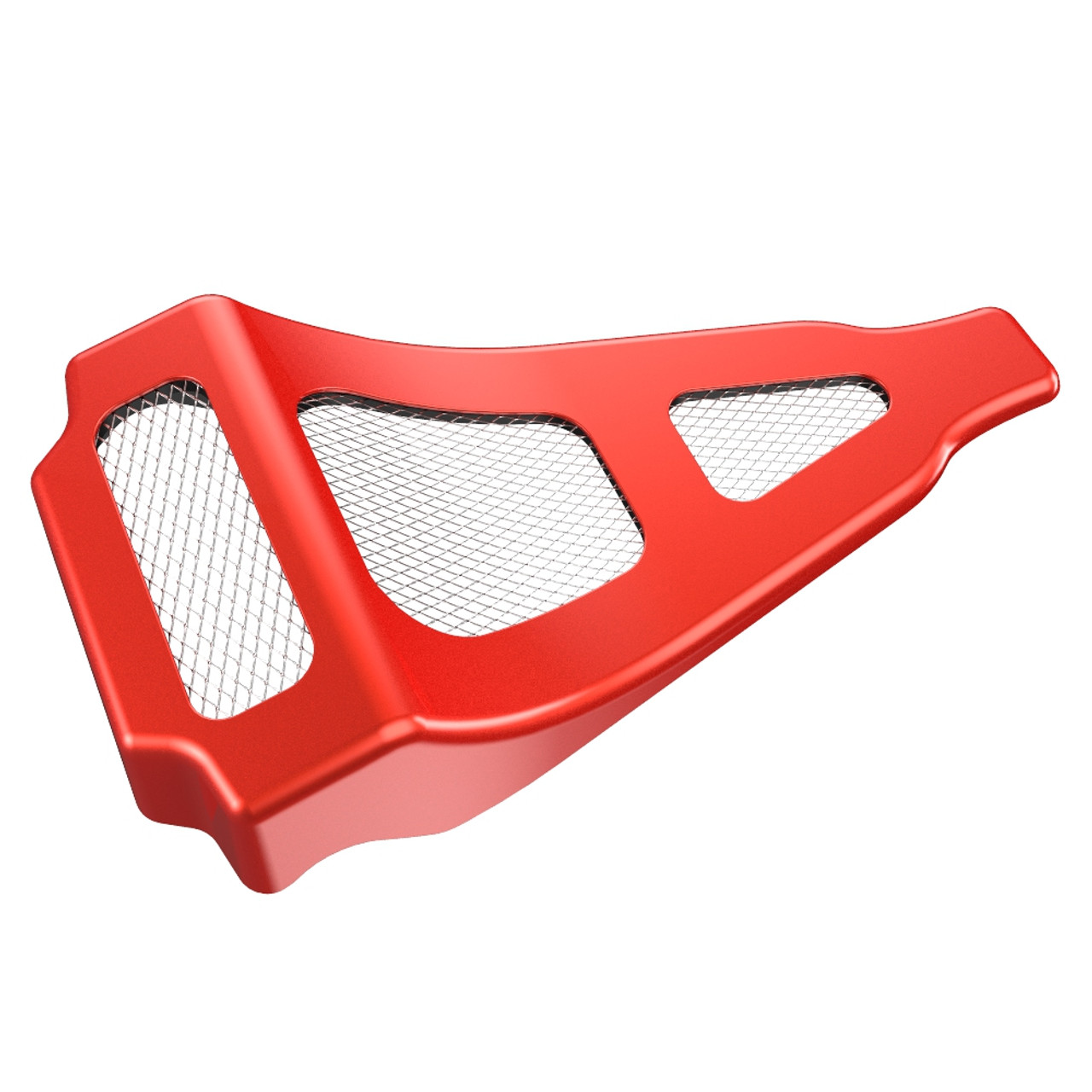 Advanblack Candy Orange ABS  Chin Spoiler for 2009-2013 Air-Cooled Harley Davidson Touring
