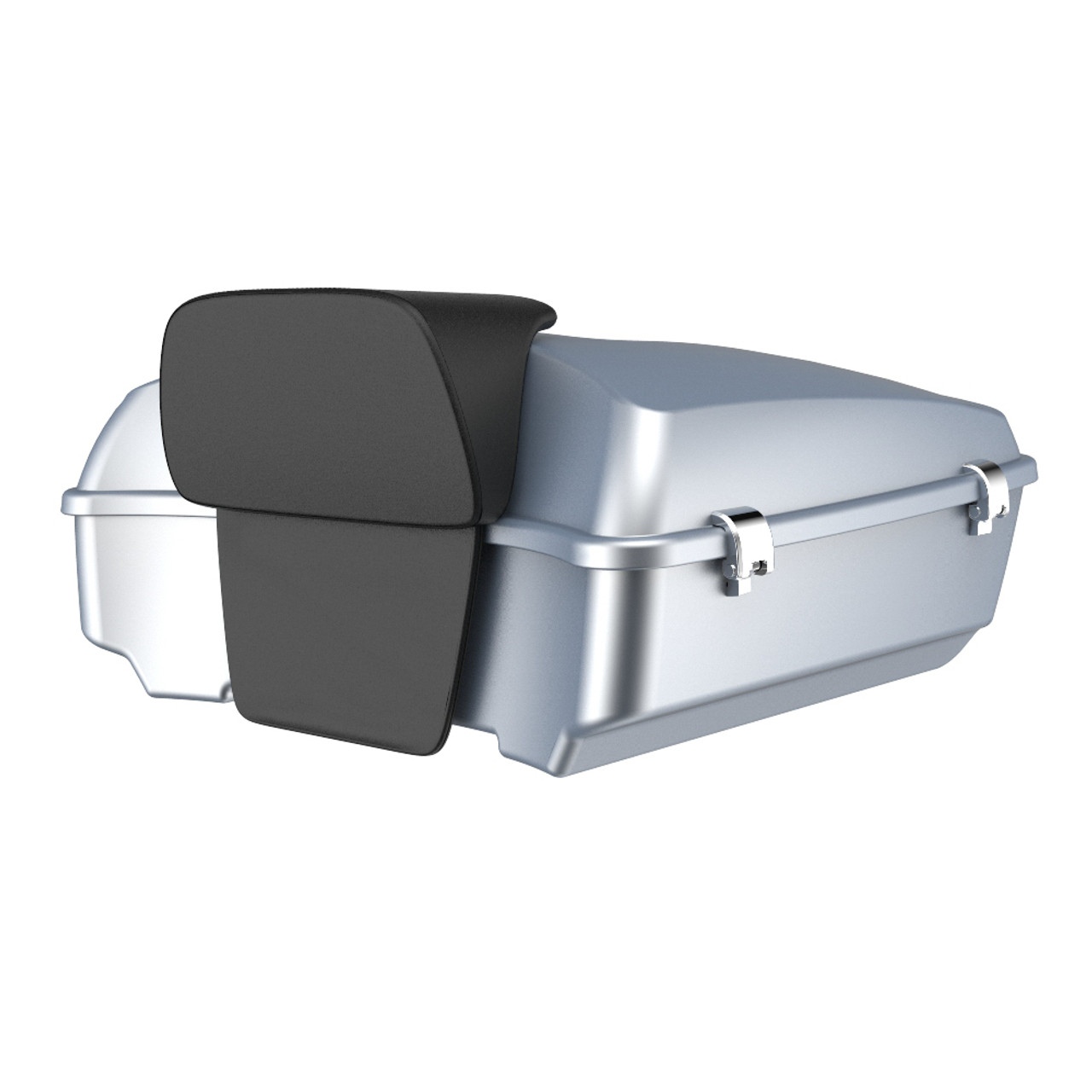 Matt Silver Smoke King Tour Pack For Indian Chief/ Chieftain/ Dark Horse/ Roadmaster/ Challenger
