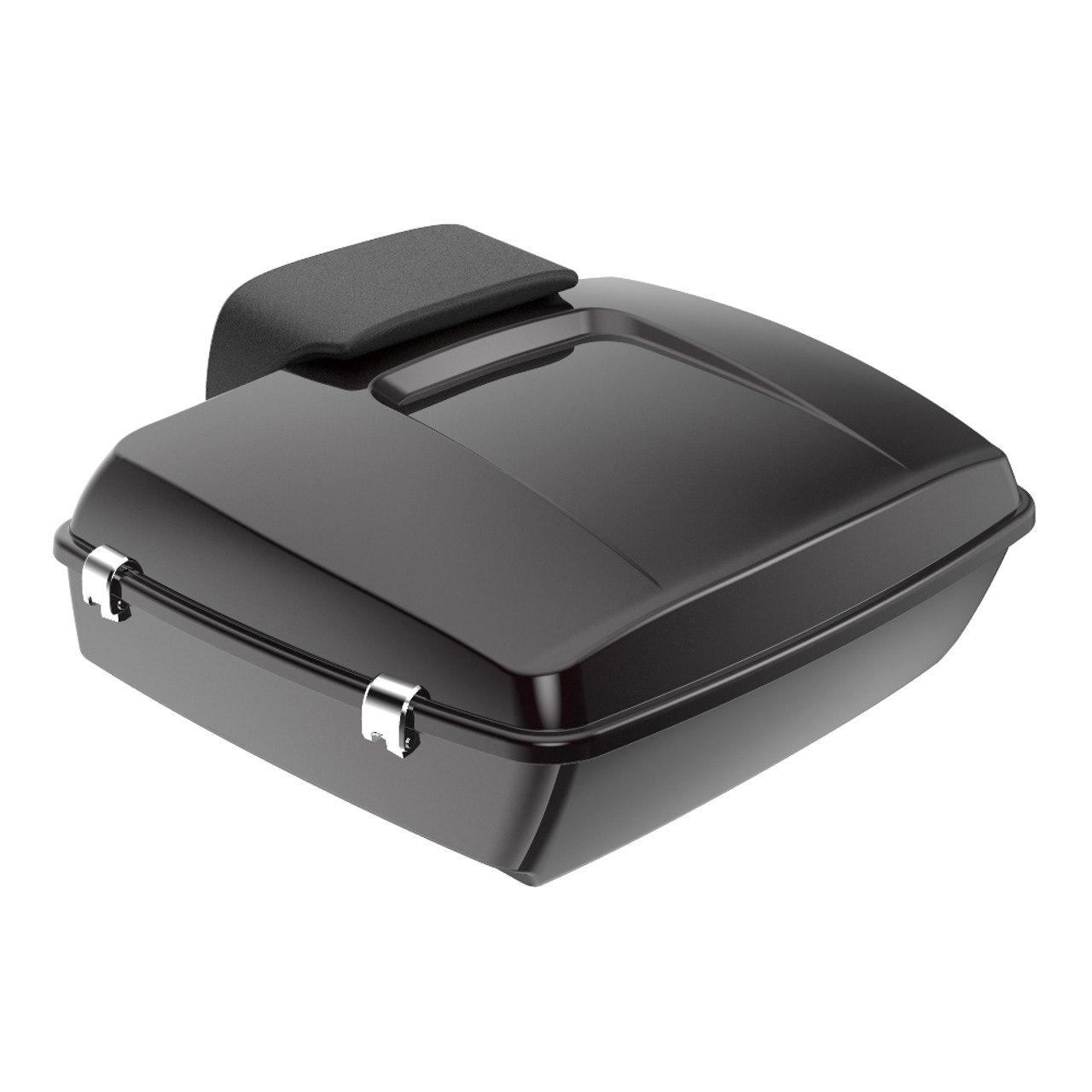 Advanblack Blackened Cayenne Chopped Tour Pack Pad Luggage Trunk For '97-'21 Harley Davidson Touring Street Electra Road Glide