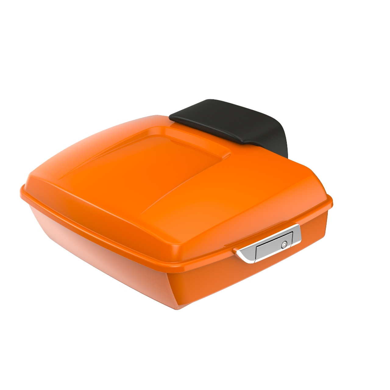 Baja Orange RUSHMORE CHOPPED TOUR PACK PAK FOR '97-'22 HARLEY TOURING / SOFTAIL