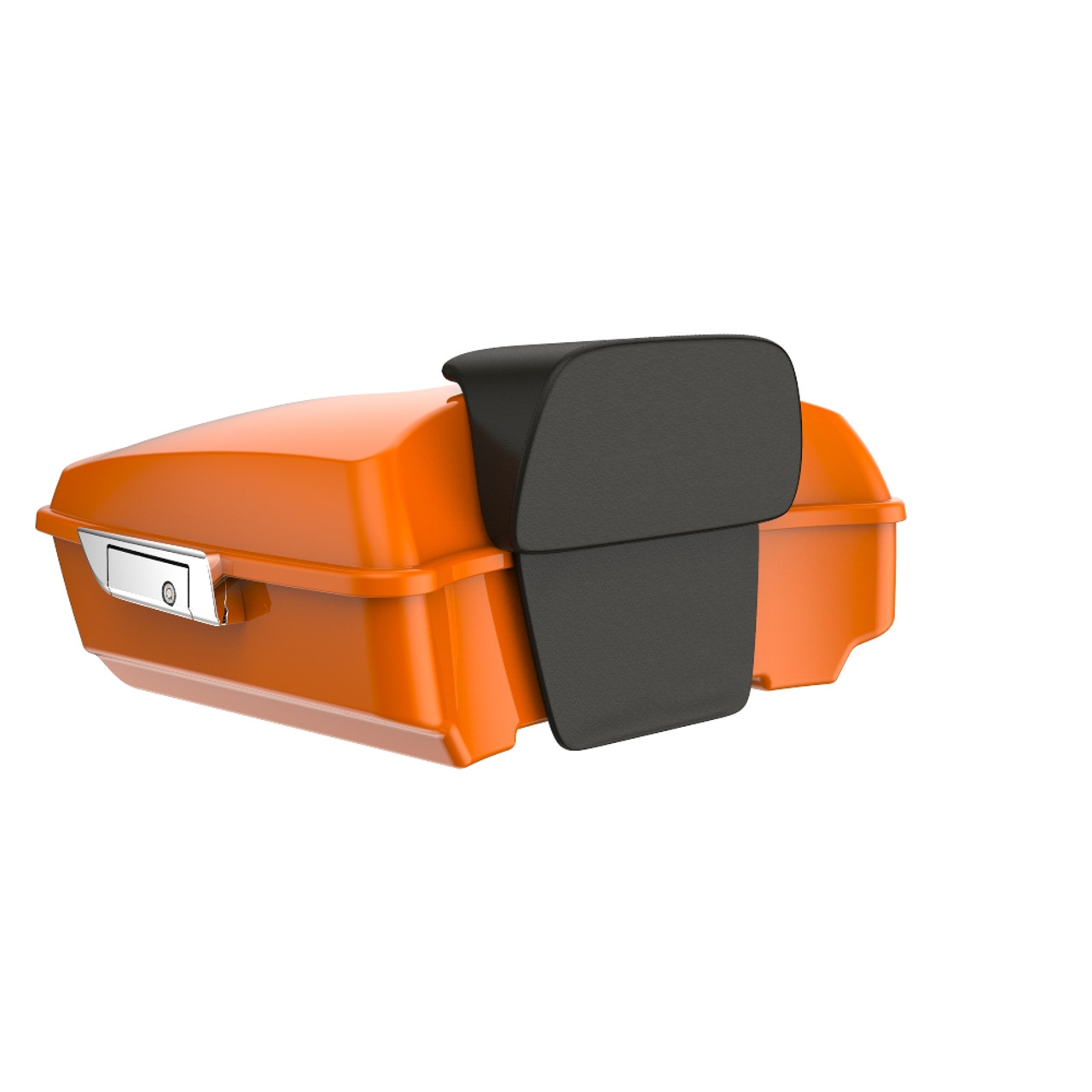 Baja Orange RUSHMORE CHOPPED TOUR PACK PAK FOR '97-'22 HARLEY TOURING / SOFTAIL