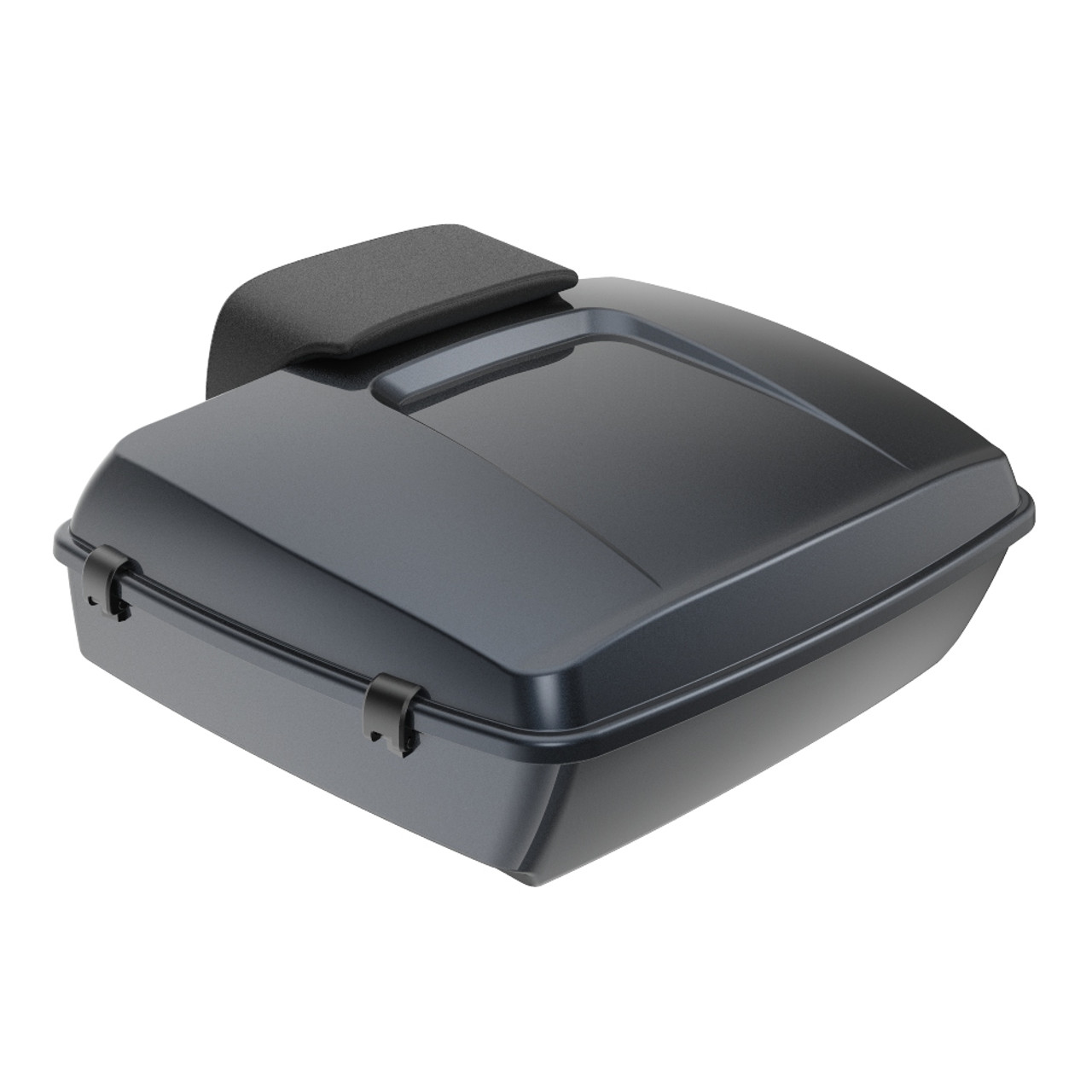 Advanblack Black Tempest Chopped Tour Pack Pad Luggage Trunk For 97-21 Harley Davidson Touring Street Electra Road Glide