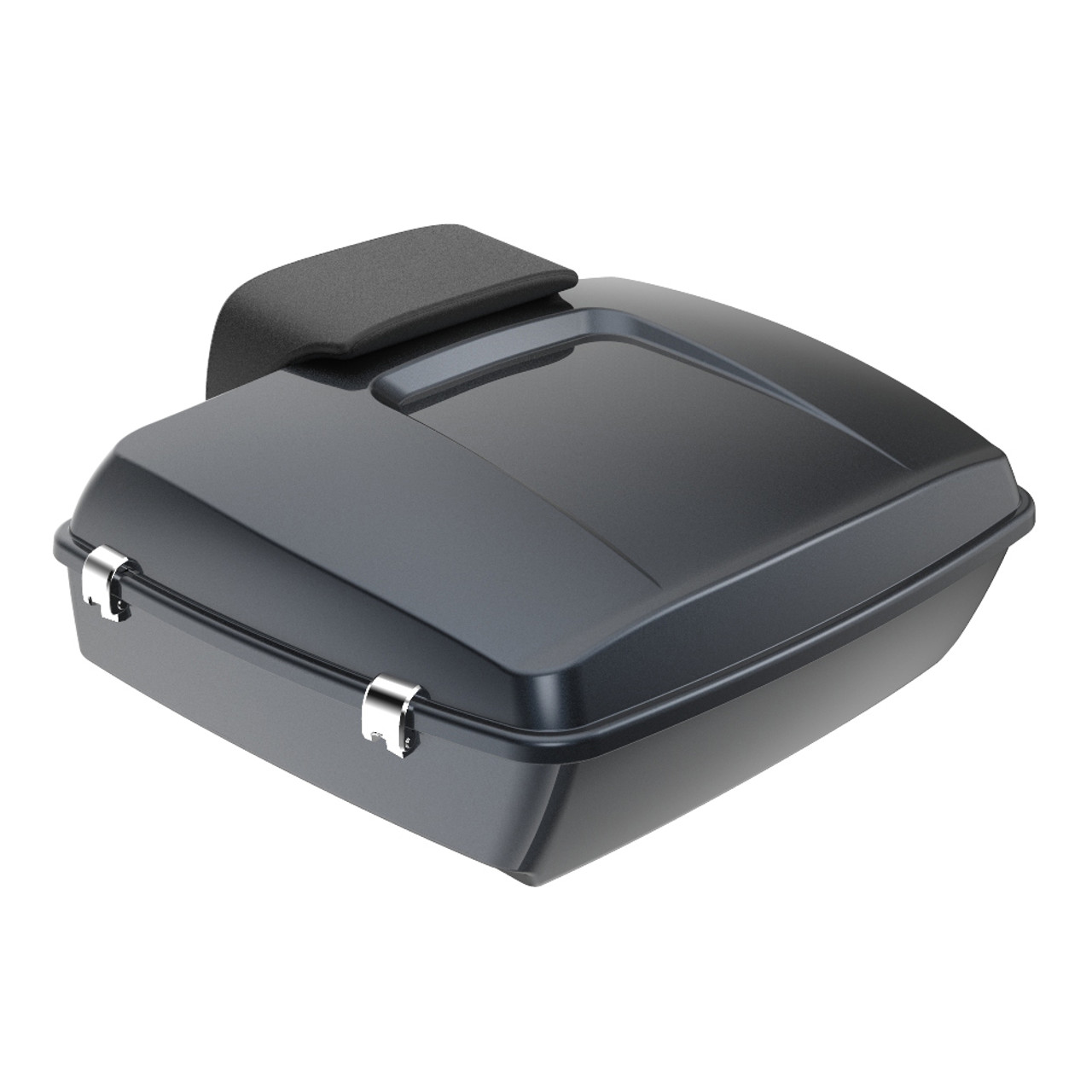 Advanblack Black Tempest Chopped Tour Pack Pad Luggage Trunk For 97-21 Harley Davidson Touring Street Electra Road Glide