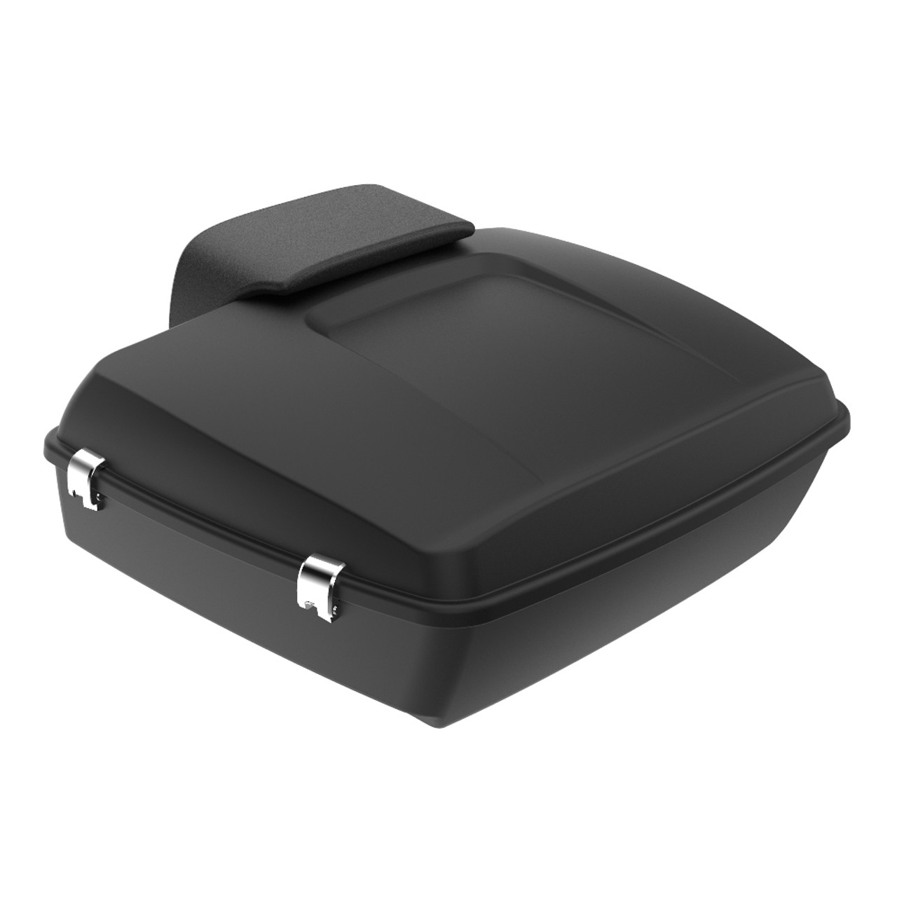 Advanblack Denim Black Chopped Tour Pack Pad Luggage Trunk For '97-'21 Harley Davidson Touring Street Electra Road Glide
