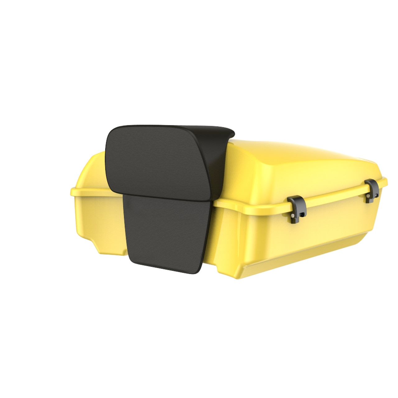 Industrial Yellow RUSHMORE CHOPPED TOUR PACK PAK FOR '97-'22 HARLEY TOURING / SOFTAIL