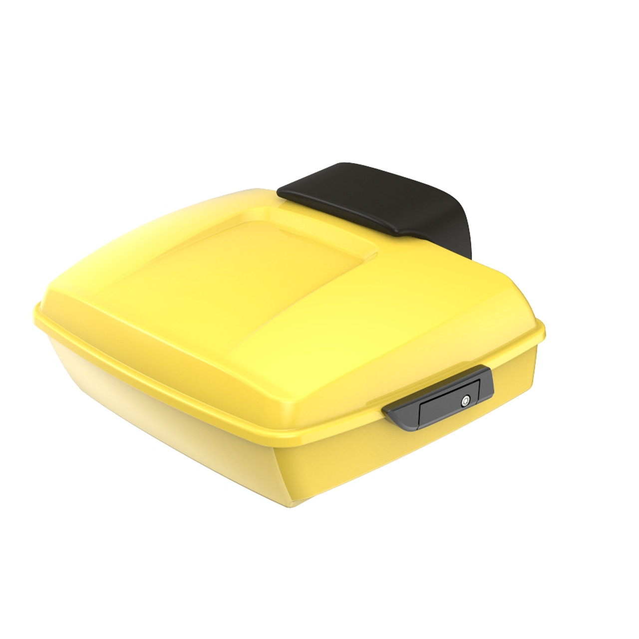 Industrial Yellow RUSHMORE CHOPPED TOUR PACK PAK FOR '97-'22 HARLEY TOURING / SOFTAIL