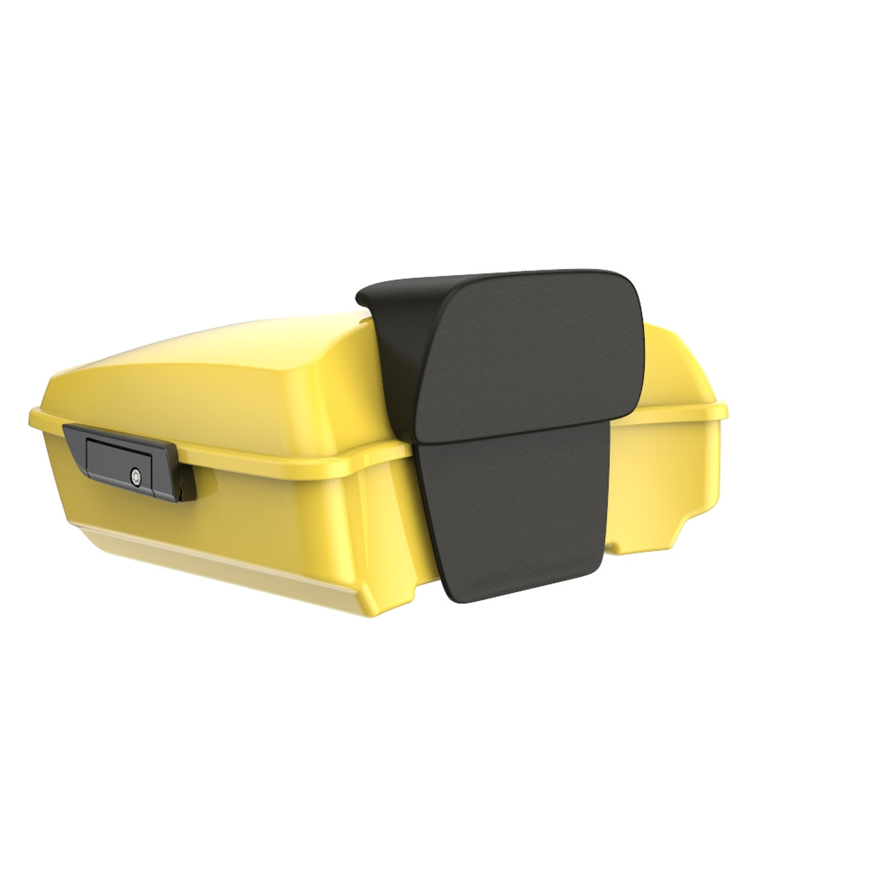 Industrial Yellow RUSHMORE CHOPPED TOUR PACK PAK FOR '97-'22 HARLEY TOURING / SOFTAIL
