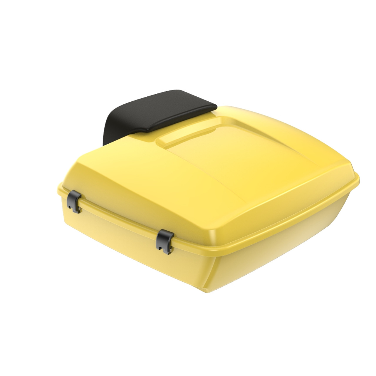 Industrial Yellow RUSHMORE CHOPPED TOUR PACK PAK FOR '97-'22 HARLEY TOURING / SOFTAIL