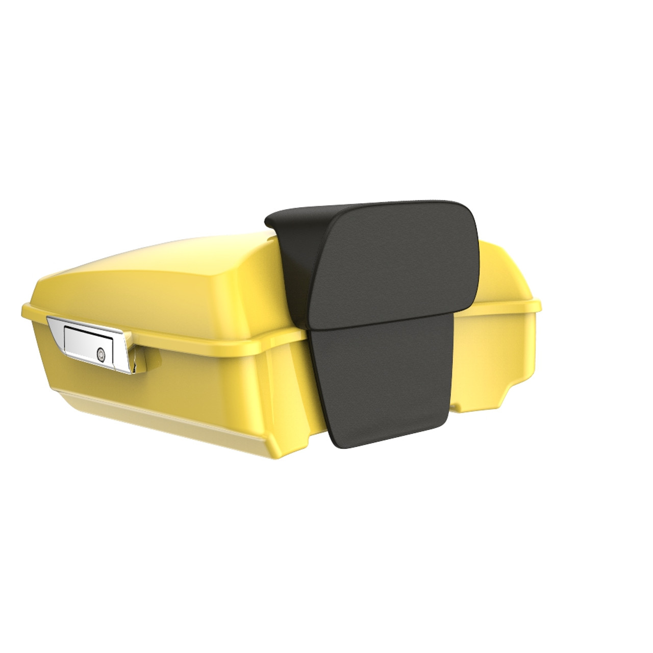 Industrial Yellow RUSHMORE CHOPPED TOUR PACK PAK FOR '97-'22 HARLEY TOURING / SOFTAIL