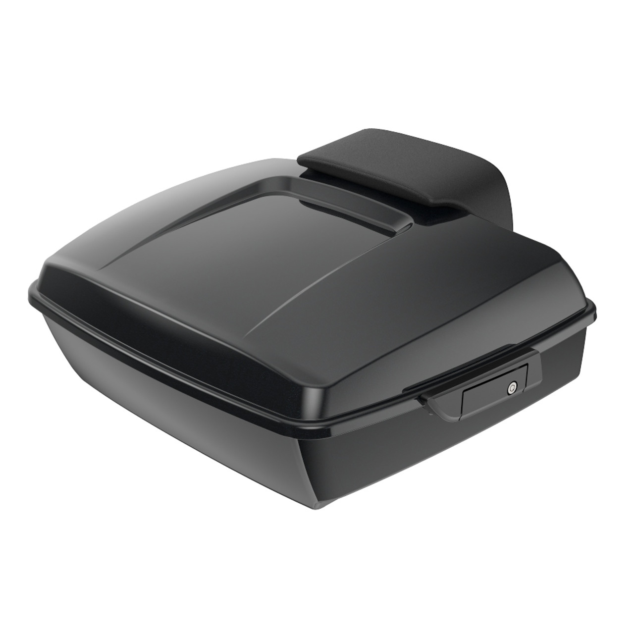 Advanblack Midnight Pearl Chopped Tour Pack Pad Luggage Trunk For '97-'21 Harley Touring Street Electra Road Glide