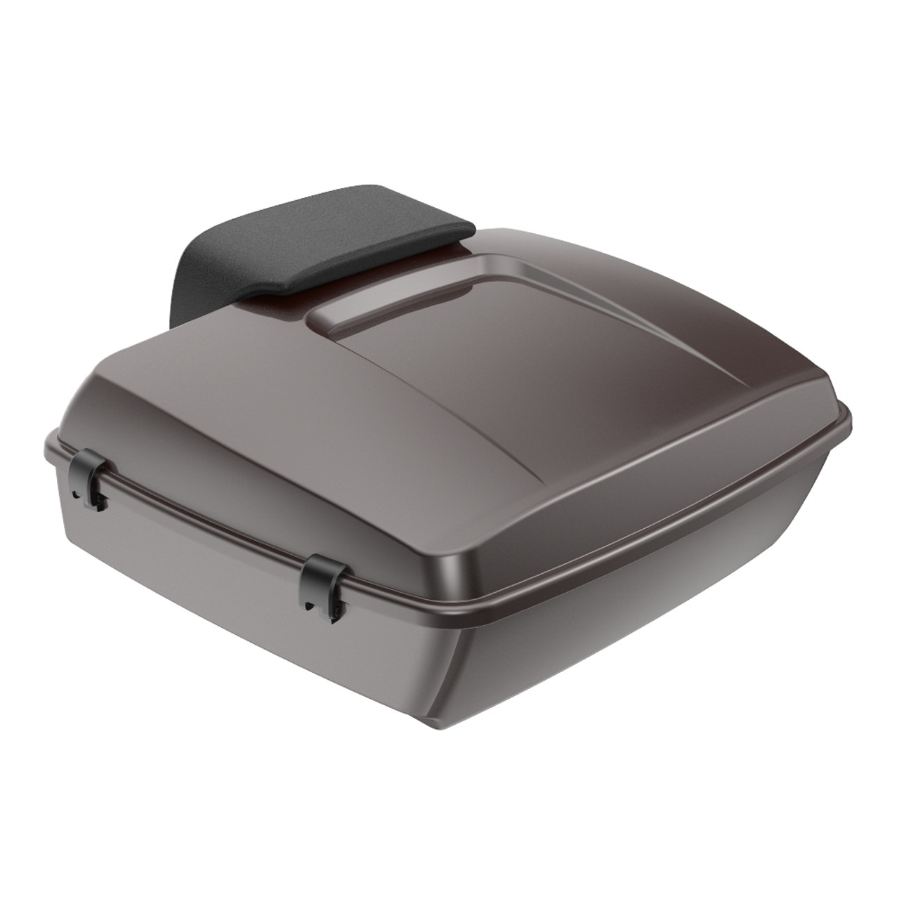 Advanblack Sumatra Brown Chopped Tour Pack Pad Luggage Trunk For '97-'21 Harley Touring Street Electra Road Glide