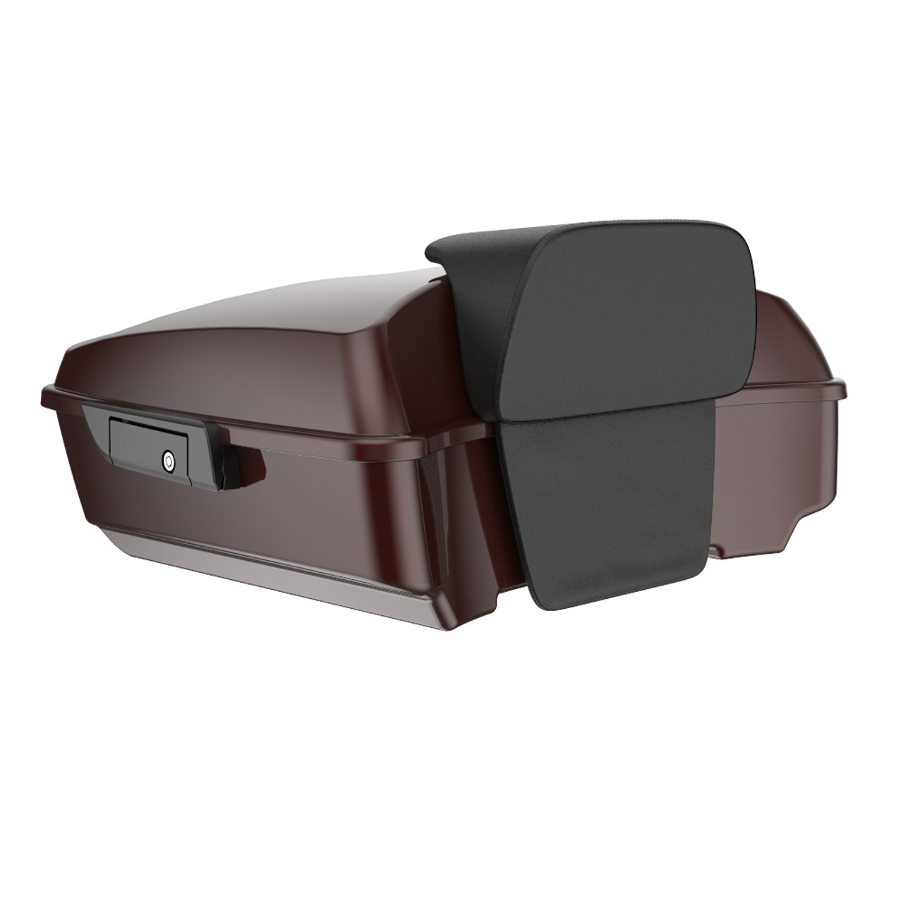 Advanblack Twisted Cherry Chopped Tour Pack Pad Luggage Trunk For '97-'21 Harley Touring Street Electra Road Glide