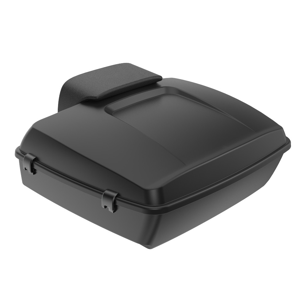 Advanblack Unpainted Chopped Tour Pack Pak Pad Luggage Trunk For  '97-'21 Harley Touring Street Electra Road Glide