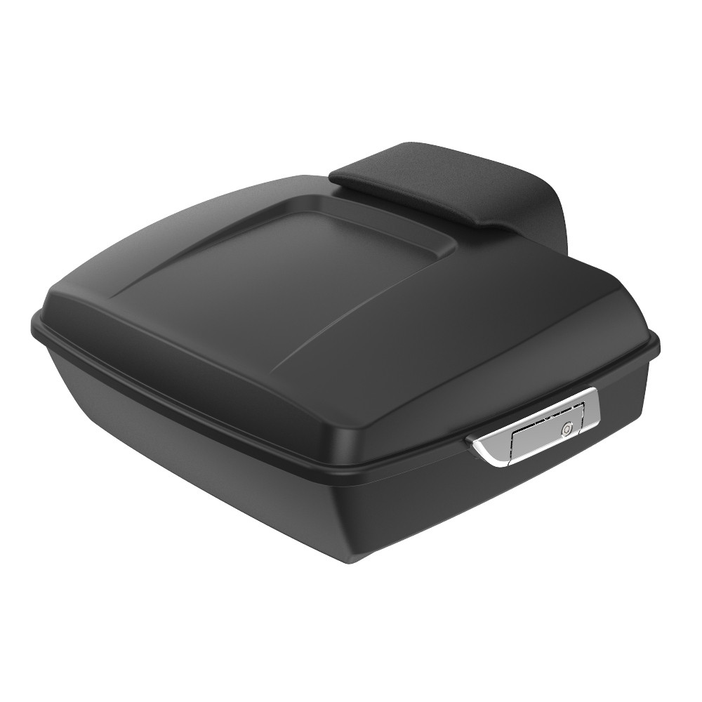 Advanblack Unpainted Chopped Tour Pack Pak Pad Luggage Trunk For  '97-'21 Harley Touring Street Electra Road Glide