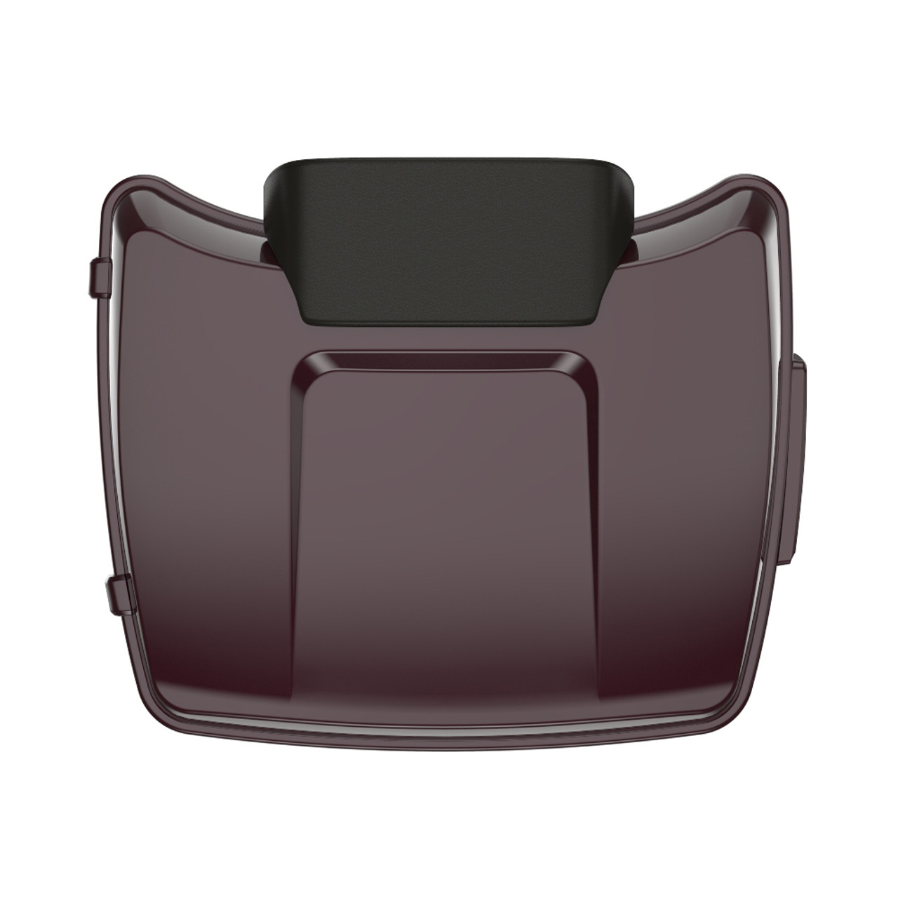 Black Cherry Chopped Tour Pack Pad Luggage Trunk For '97-'23 Harley Touring