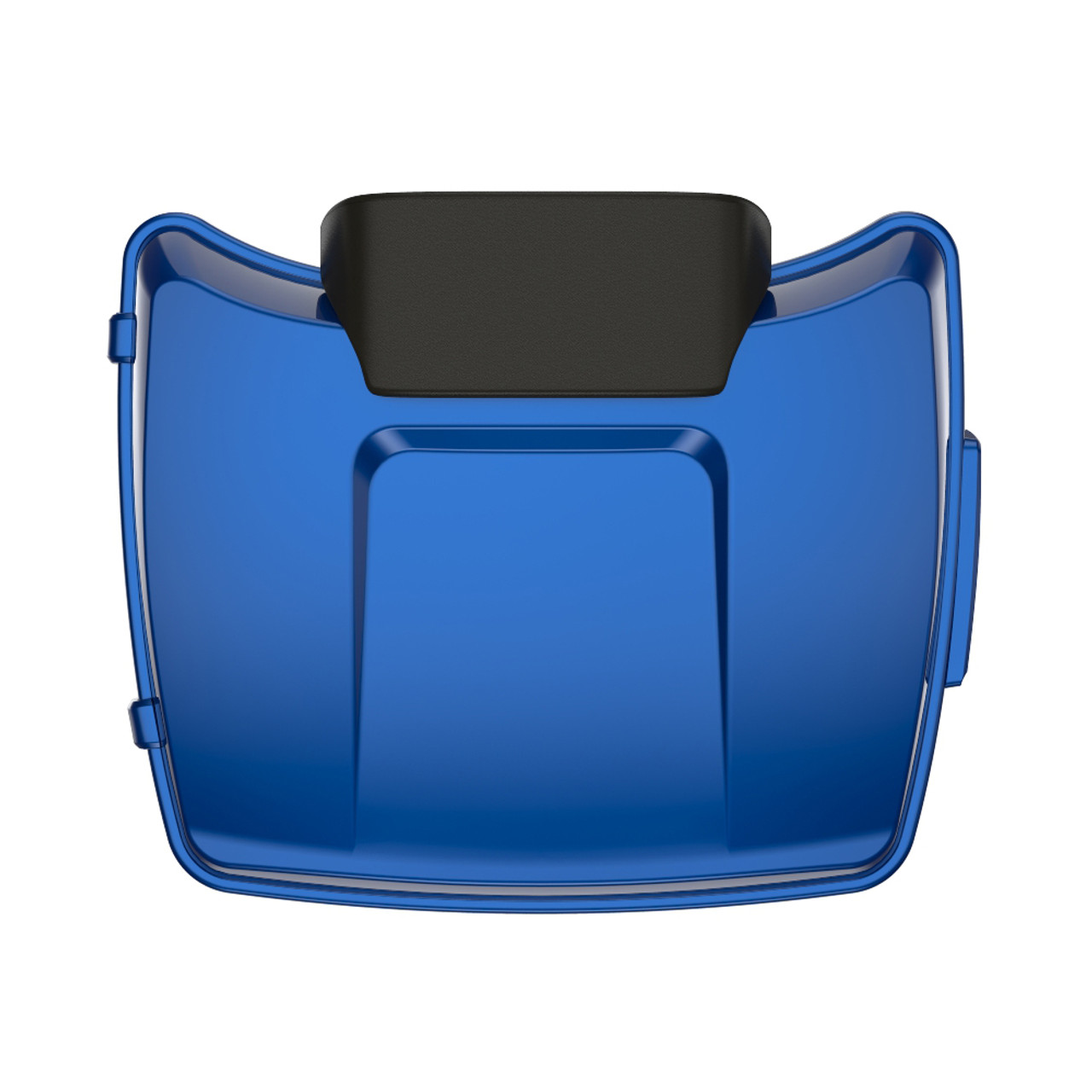 Bright Billiard Blue Chopped Tour Pack Pad Luggage Trunk For '97-'23 Harley Touring