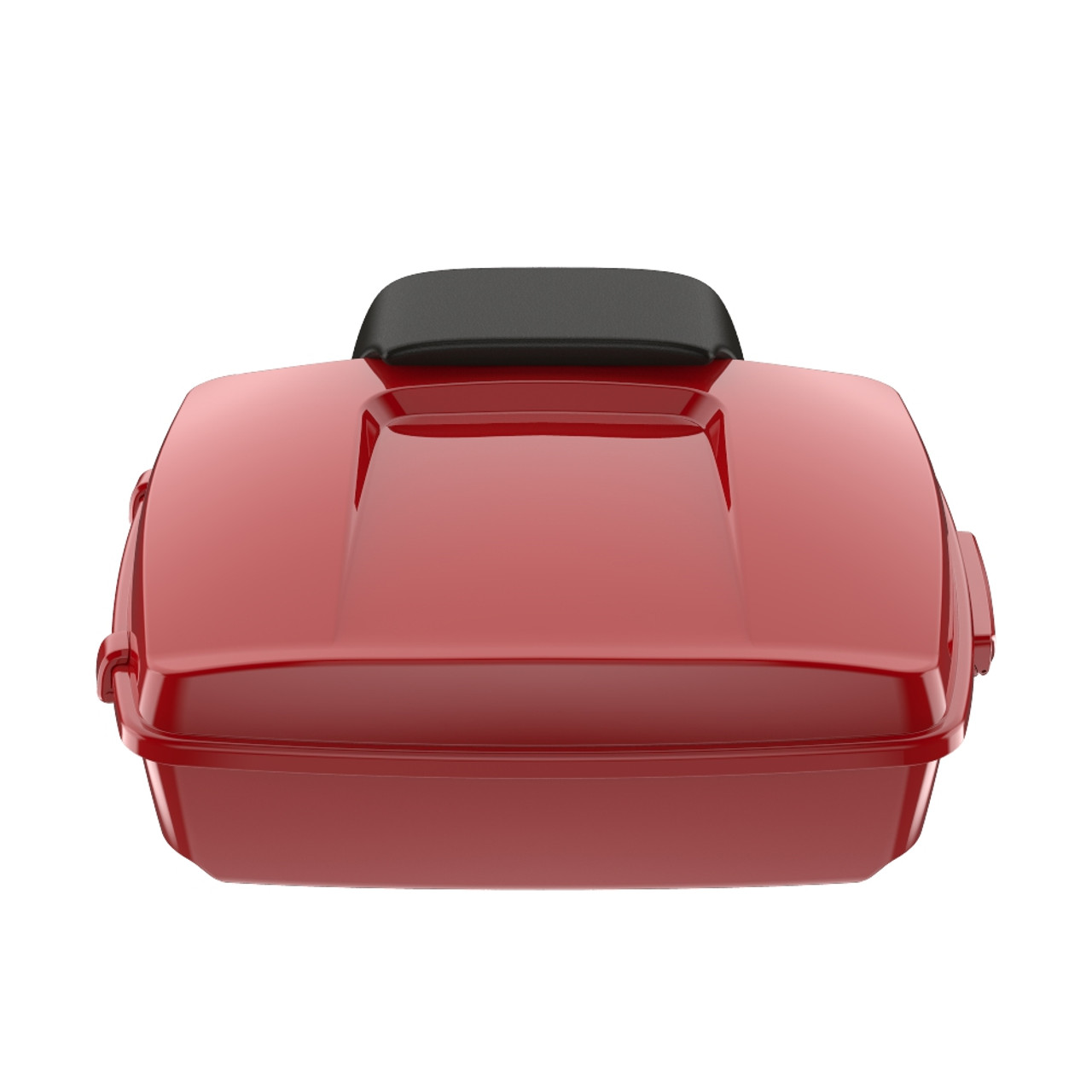 Billiard Red Chopped Tour Pack Pad Luggage Trunk For '97-'23 Harley Touring