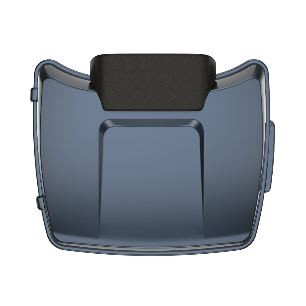 Black Tempest Chopped Tour Pack Pad Luggage Trunk For '97-'23 Harley Touring