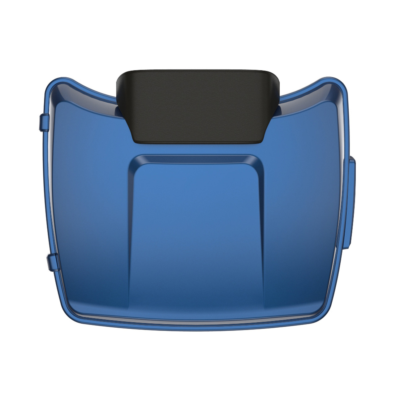 Dark Blue Pearl Chopped Tour Pack Pad Luggage Trunk For '97-'23 Harley Touring