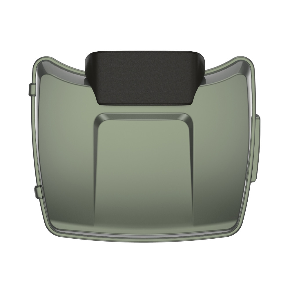 Deadwood Green Glossy Chopped Tour Pack Pad Luggage Trunk For '97-'23 Harley Touring