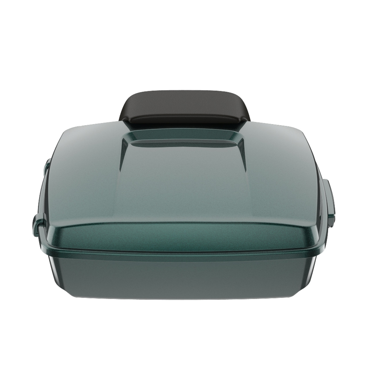 Deep Jade Pearl Chopped Tour Pack Pad Luggage Trunk For '97-'23 Harley Touring